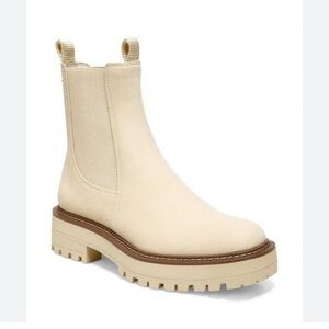 Sam Edelman Laguna Boot in Cream Suede